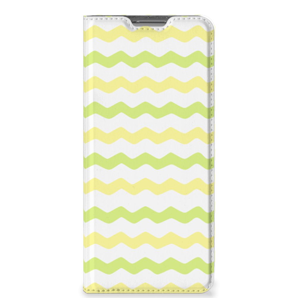 OPPO Find X5 Hoesje met Magneet Waves Yellow - B2C Telecom