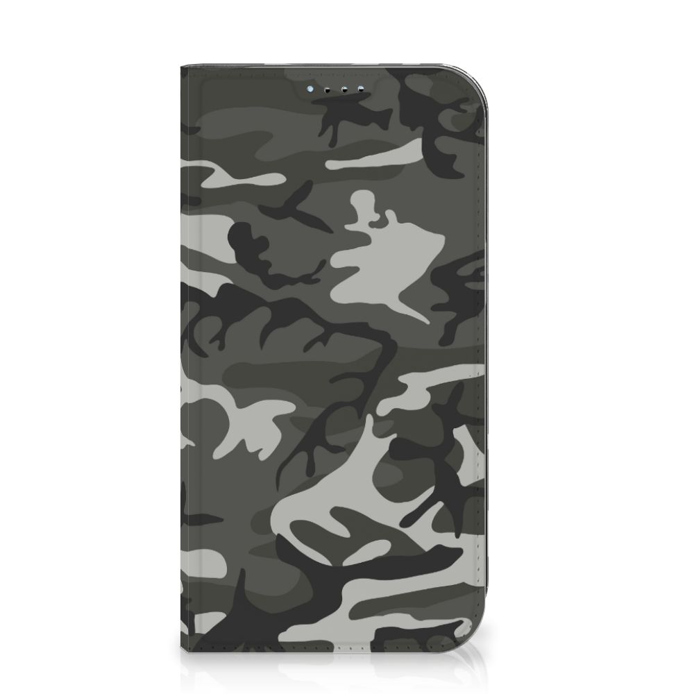 iPhone 15 Hoesje met Magneet Army Light in camouflage design, perfect voor natuurliefhebbers đŋ.