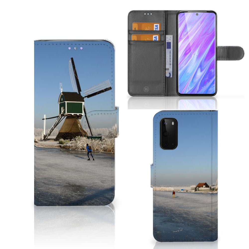 Samsung Galaxy S20 Flip Cover Schaatsers