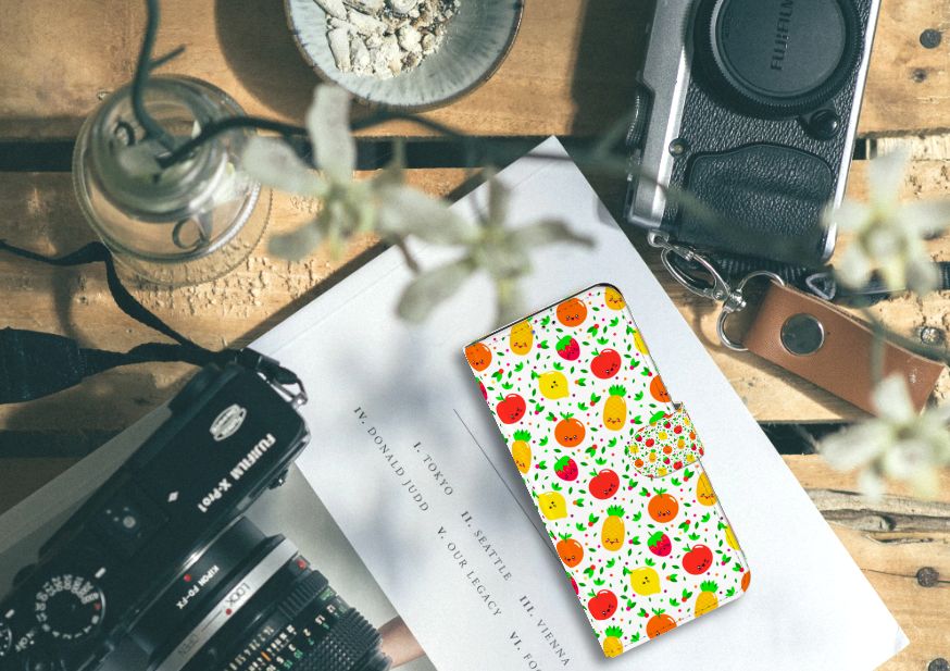 Samsung Galaxy A20s Book Cover Fruits