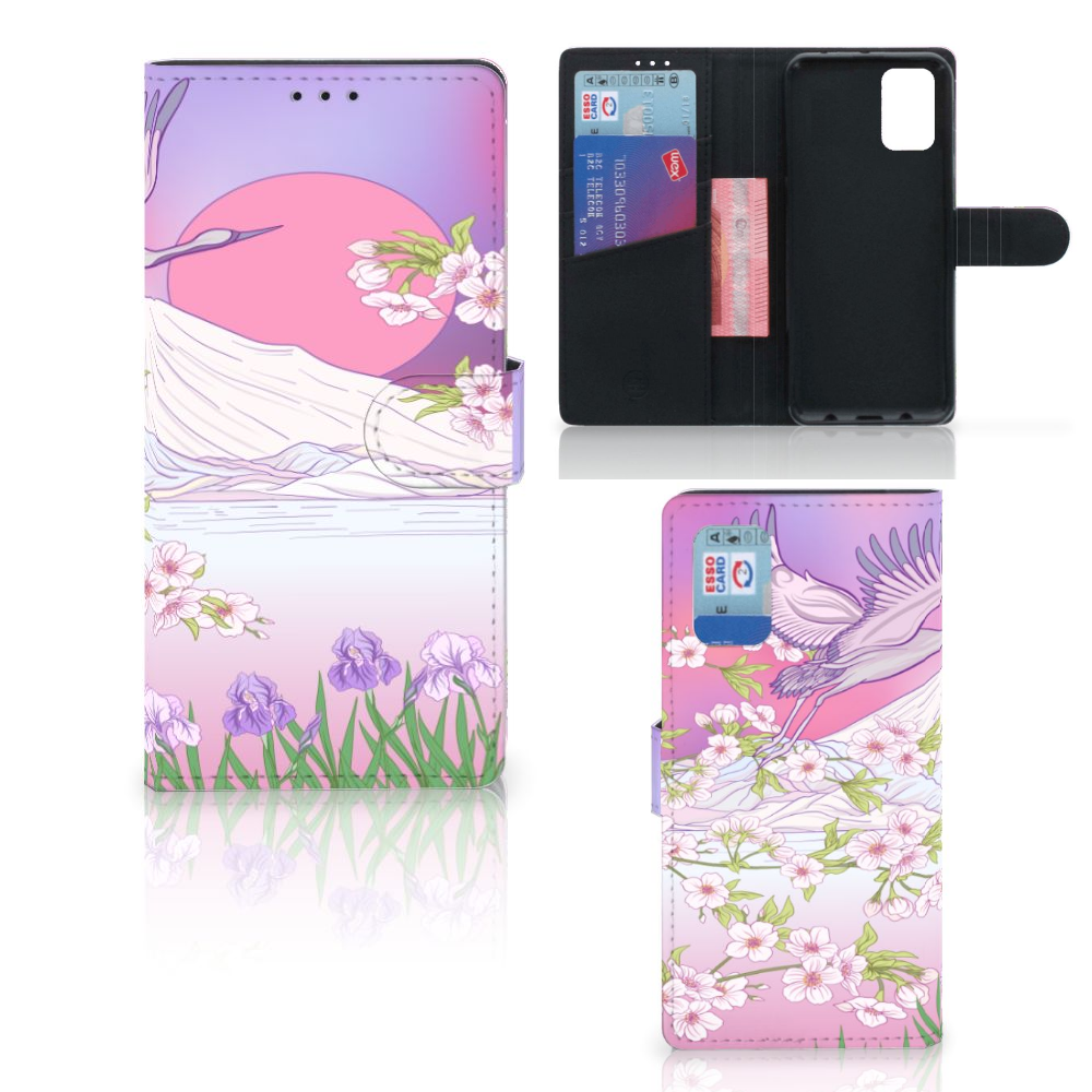 Samsung Galaxy A02s | M02s Telefoonhoesje met Pasjes Bird Flying