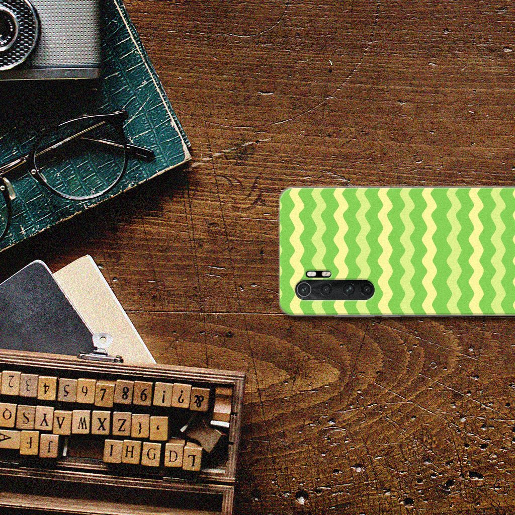 Xiaomi Mi Note 10 Lite TPU bumper Waves Green B2C Telecom