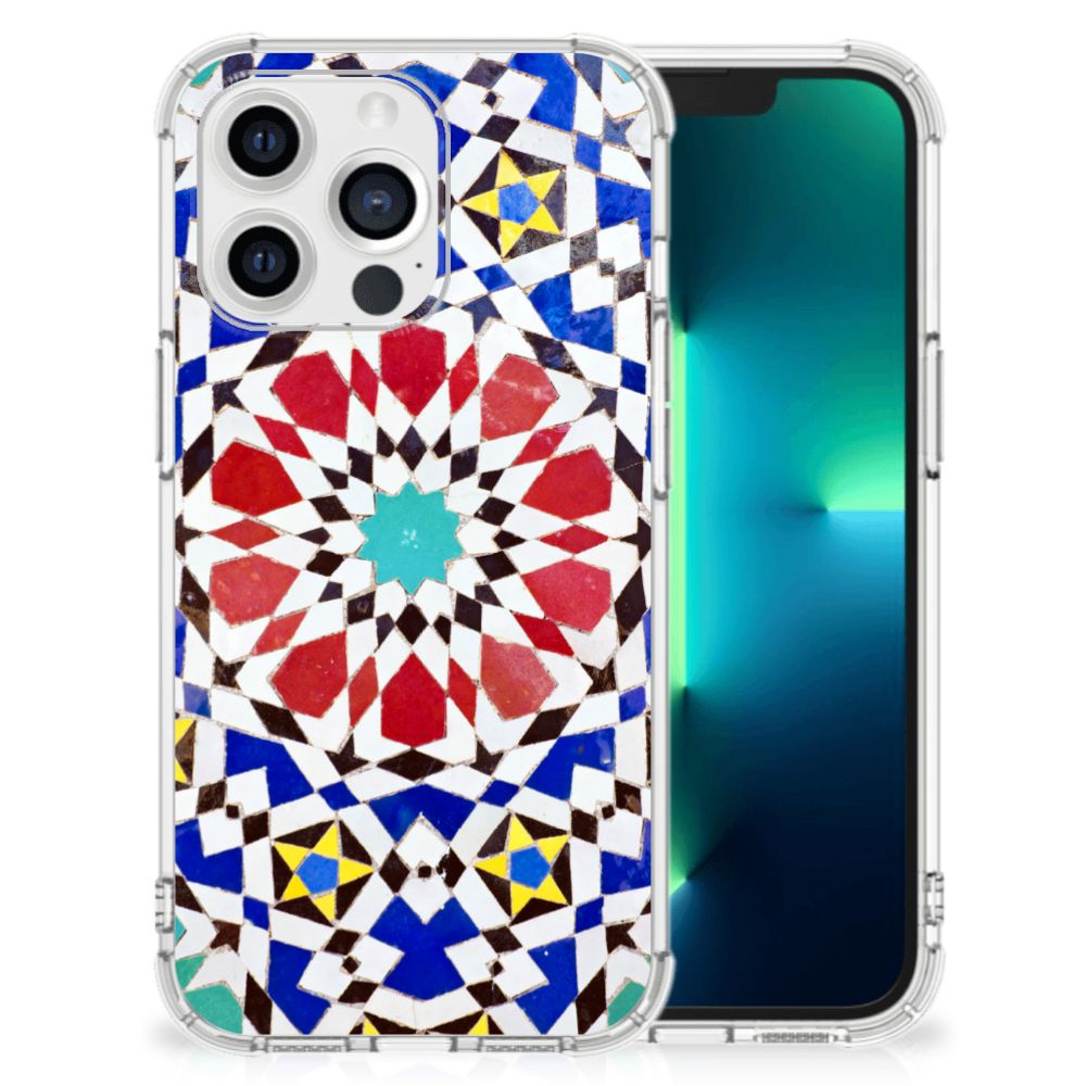 Apple iPhone 13 Pro Anti-Shock Hoesje Mozaïek B2C Telecom
