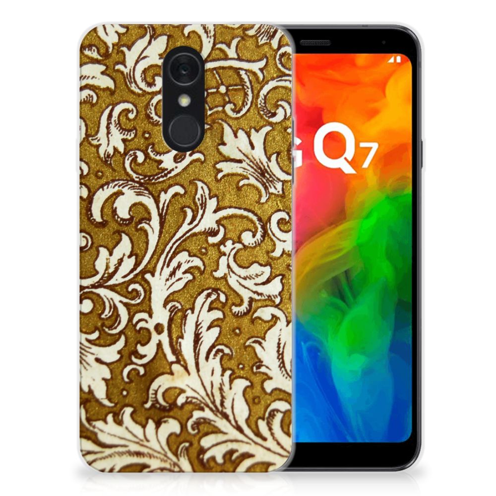Siliconen Hoesje LG Q7 Barok Goud