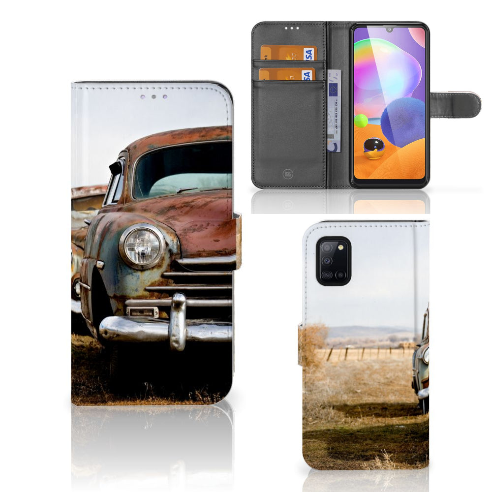 Samsung Galaxy A31 Telefoonhoesje met foto Vintage Auto