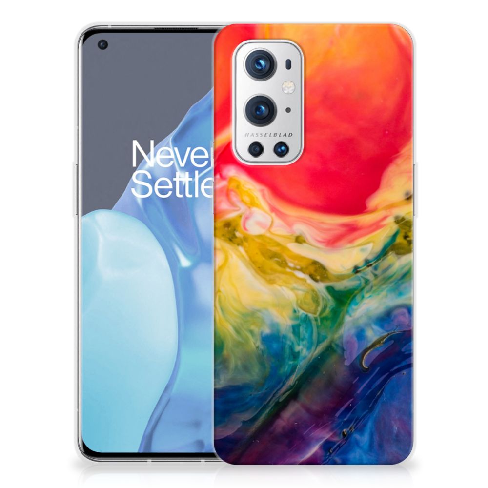 Hoesje maken OnePlus 9 Pro Watercolor Dark