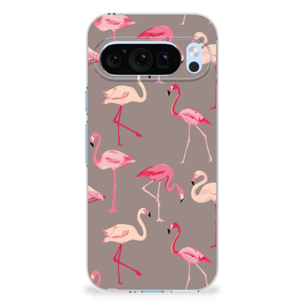 Google Pixel 9 | 9 Pro TPU Hoesje Flamingo