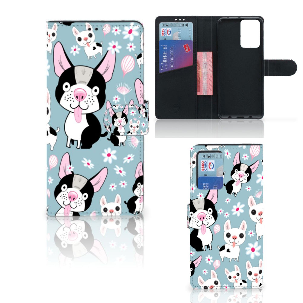Xiaomi Redmi Note 10 Pro Telefoonhoesje met Pasjes Hondjes