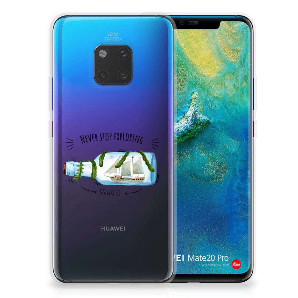 Huawei Mate 20 Pro Telefoonhoesje met Naam Boho Bottle
