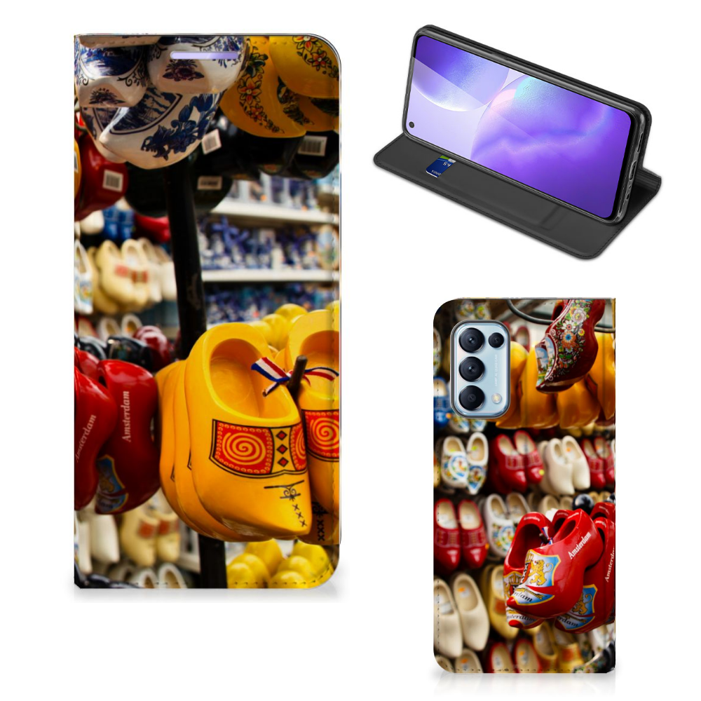 OPPO Find X3 Lite Book Cover Klompen - B2C Telecom