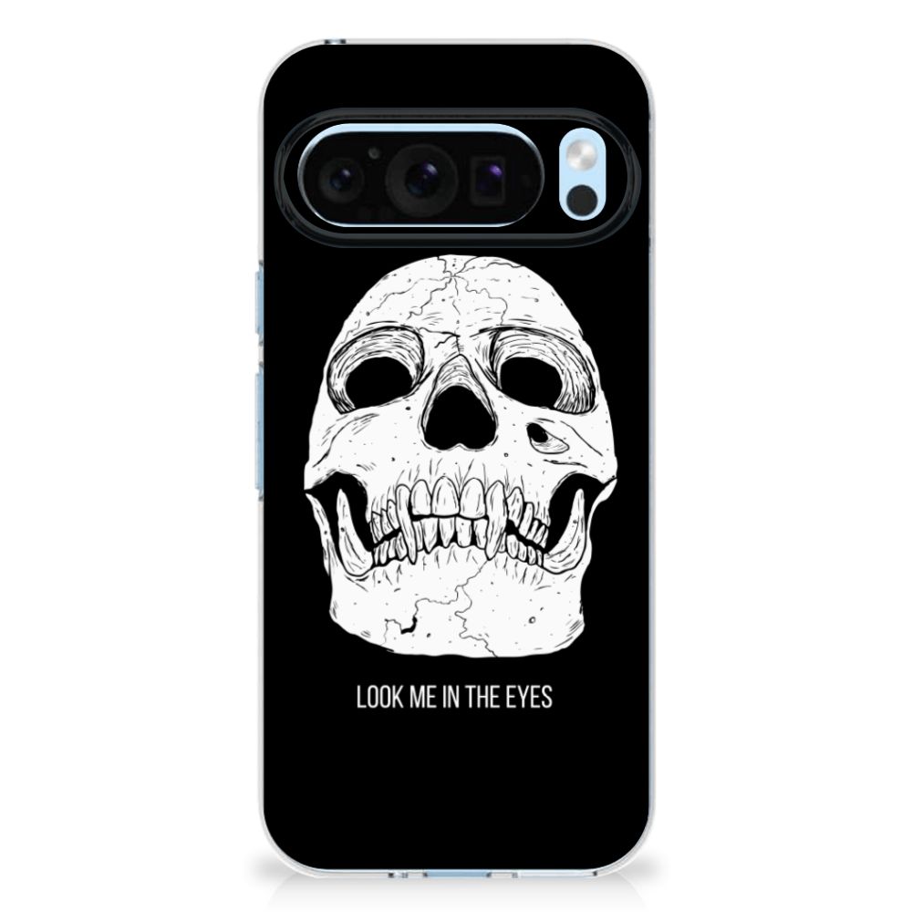 Silicone Back Case Google Pixel 9 | 9 Pro Skull Eyes