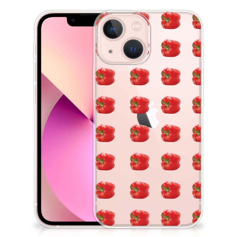 iPhone 13 mini Siliconen Case Paprika Red B2C Telecom