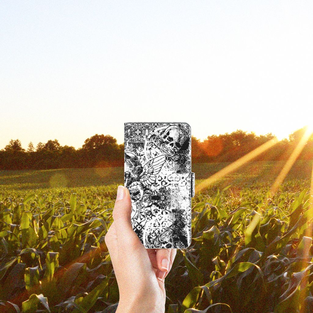 Telefoonhoesje met Naam Nokia 7 Skulls Angel
