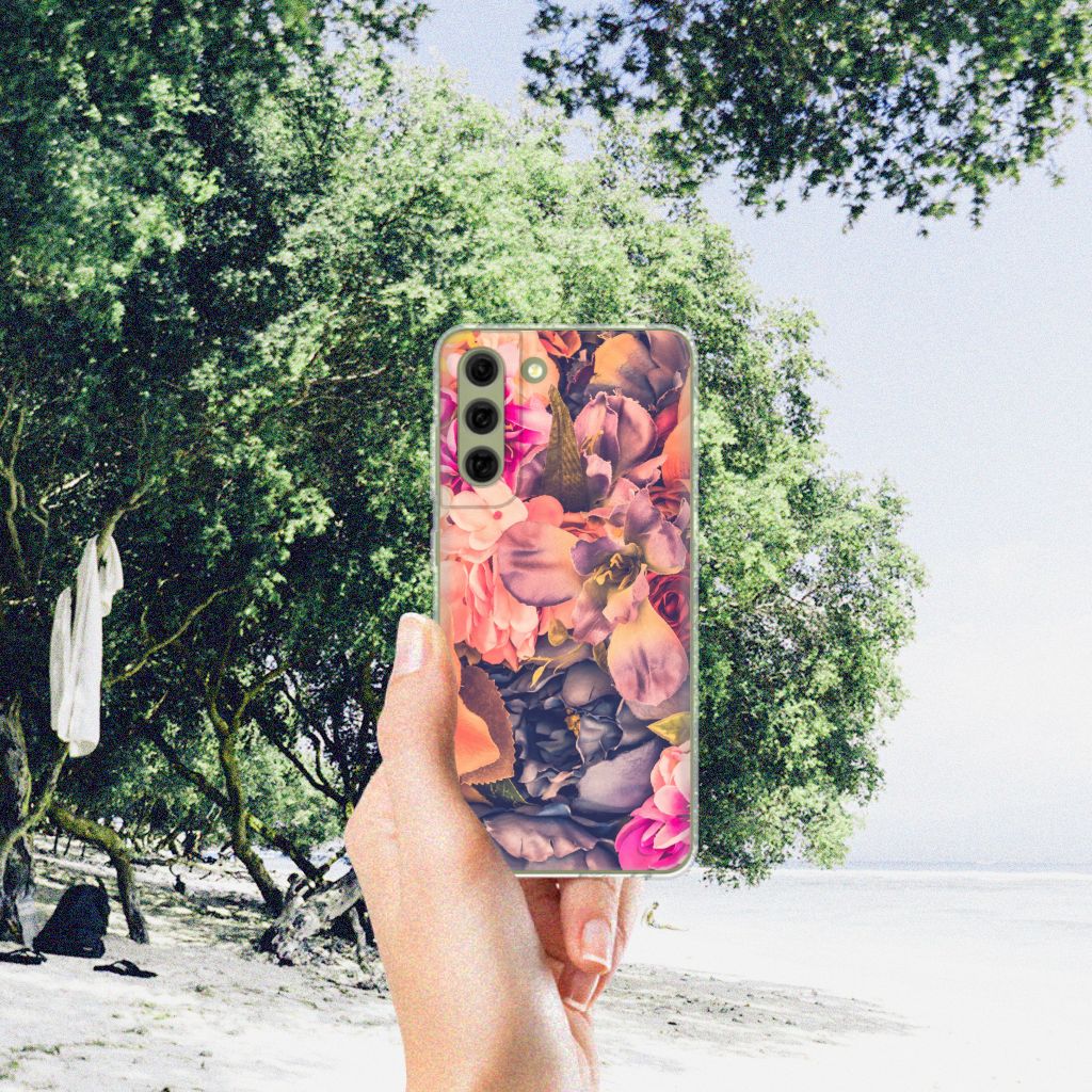 Samsung Galaxy S21FE TPU Case Bosje Bloemen B2C Telecom