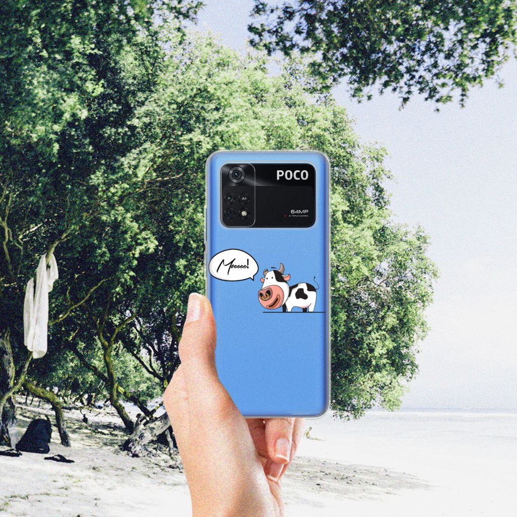 Xiaomi Poco M4 Pro 4G Telefoonhoesje met Naam Cow B2C Telecom