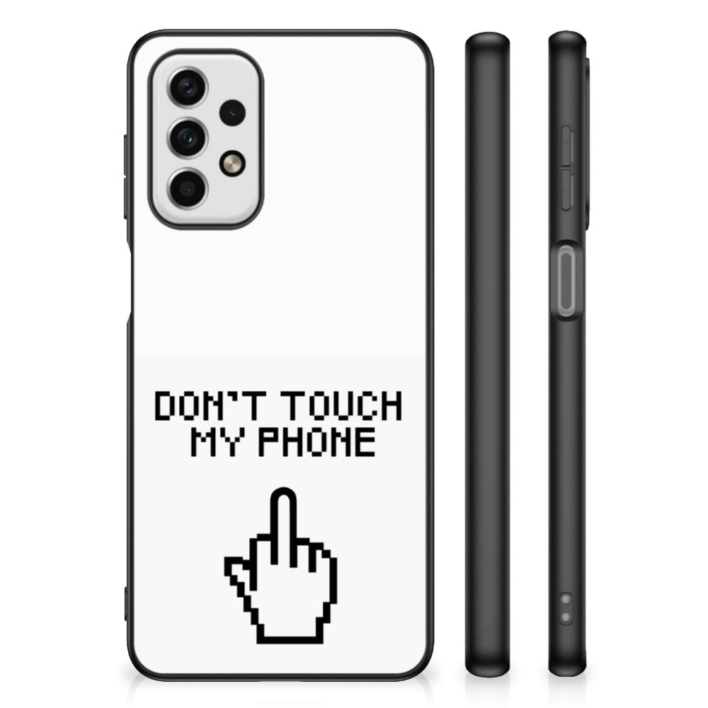 Samsung Galaxy A23 Telefoon Hoesje Finger Don't Touch My Phone B2C Telecom