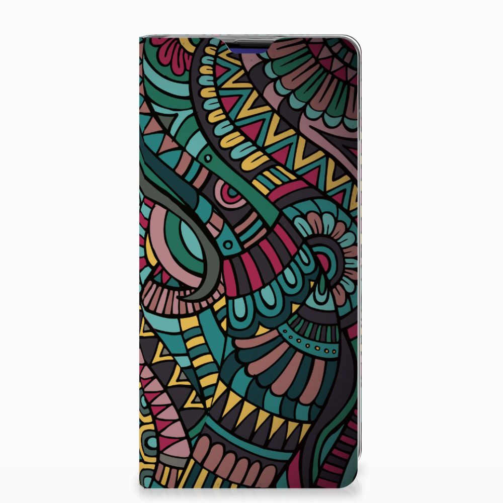 Samsung Galaxy S10 Plus Hoesje met Magneet Aztec
