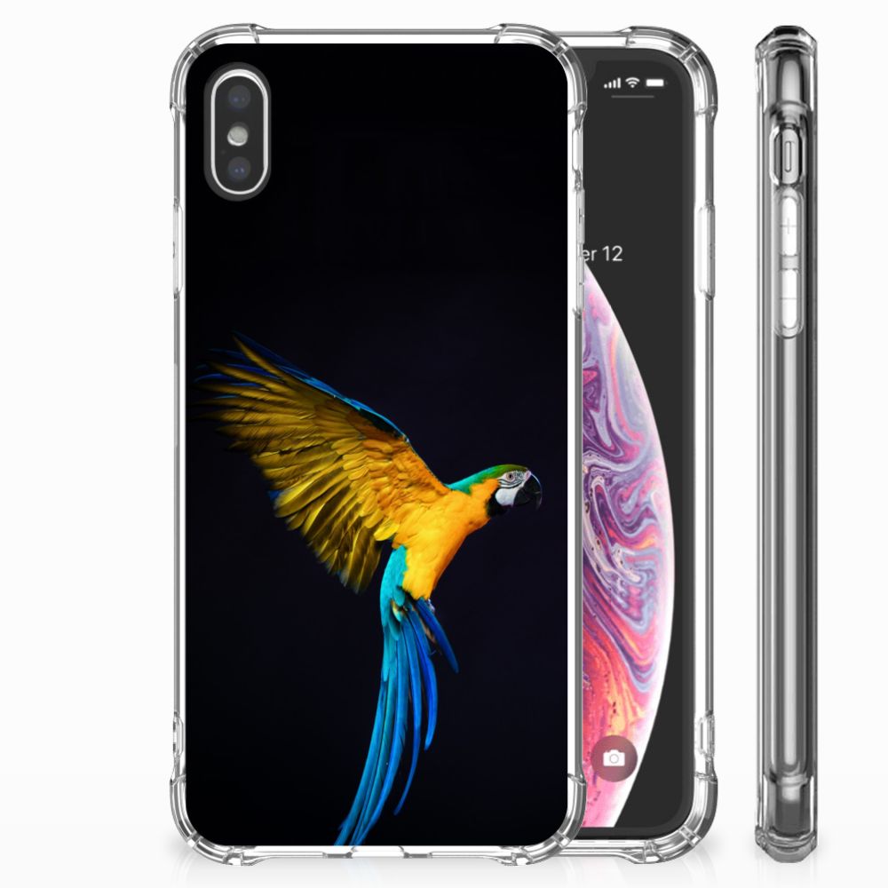 Apple iPhone Xs Max Case Anti-shock Papegaai