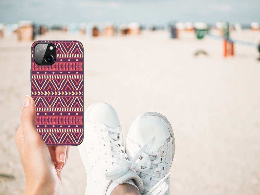 Apple iPhone 13 Back Case Aztec Paars B2C Telecom