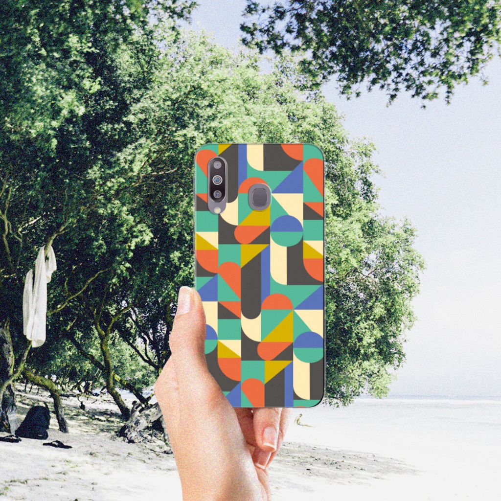 Samsung Galaxy M30 TPU bumper Funky Retro