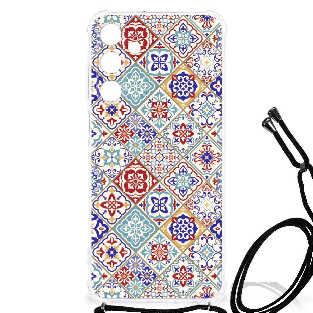 Samsung Galaxy A25 Anti-Shock Hoesje Tiles Color