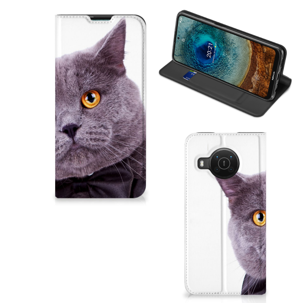 Nokia X20 | X10 Hoesje maken Kat - B2C Telecom