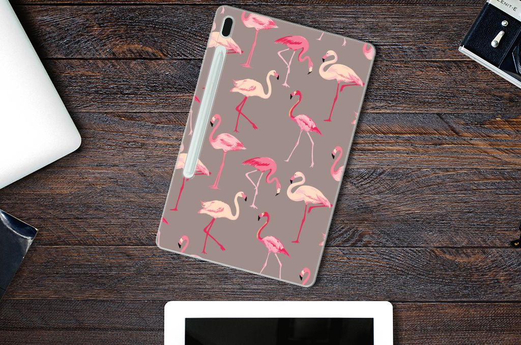 Samsung Galaxy Tab S7FE Back Case Flamingo - B2C Telecom
