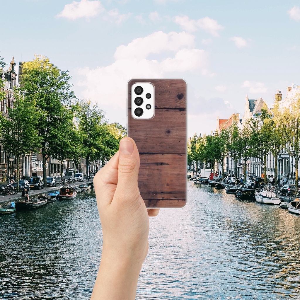 Samsung Galaxy A33 5G Bumper Hoesje Old Wood B2C Telecom