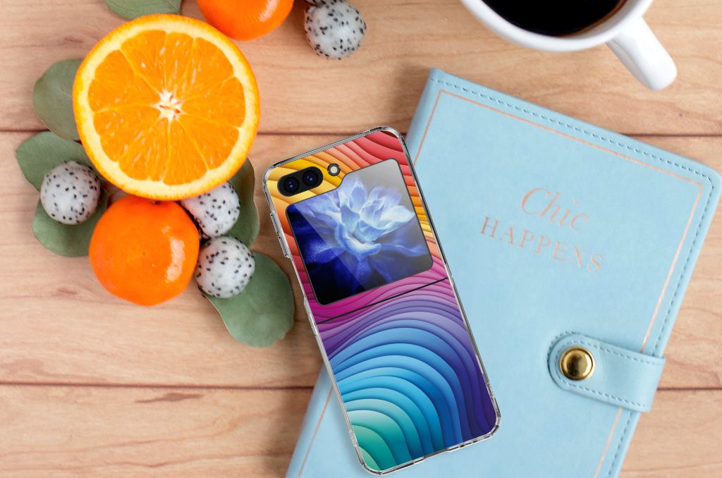TPU Hoesje voor Samsung Galaxy Z Flip 5 Regenboog