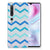 Xiaomi Mi Note 10 Pro TPU bumper Zigzag Blauw B2C Telecom