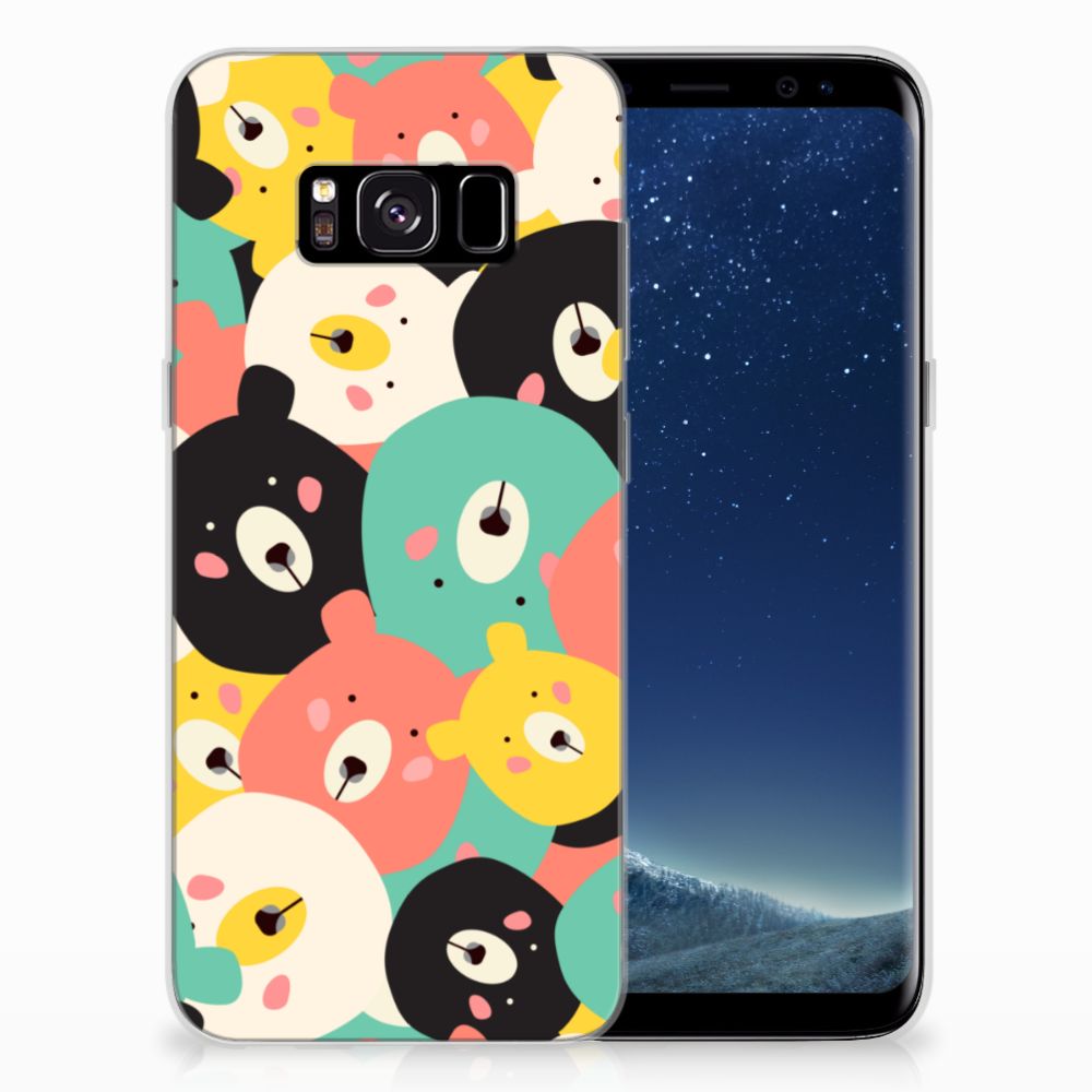Samsung Galaxy S8 Telefoonhoesje met Naam Bears