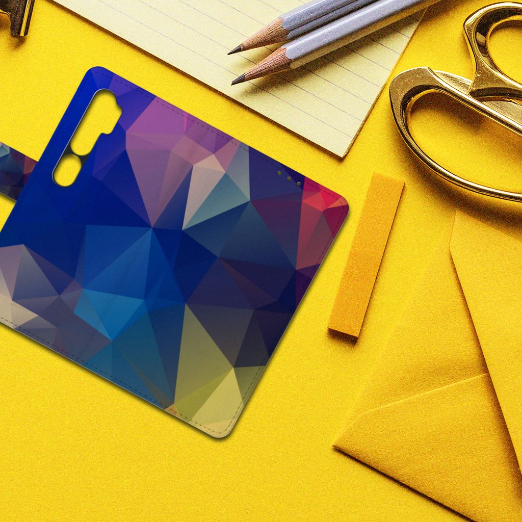 Xiaomi Mi Note 10 Pro Book Case Polygon Dark