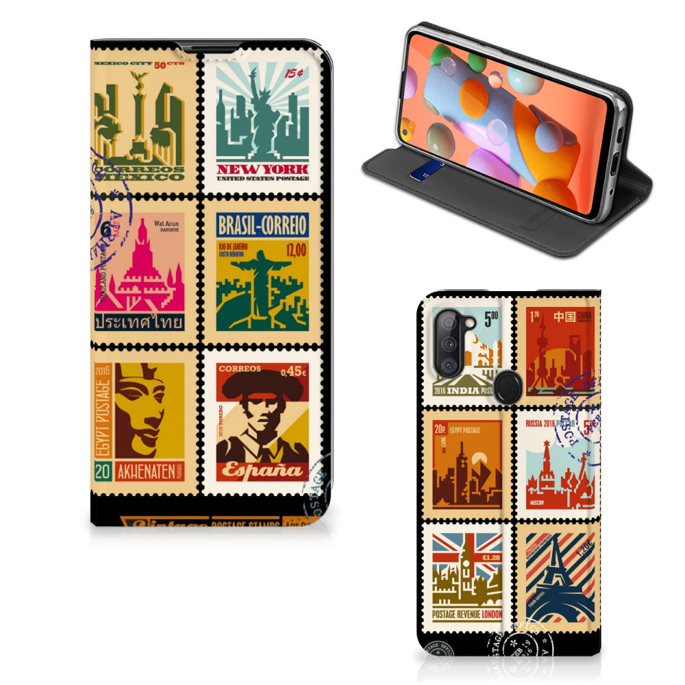 Samsung Galaxy M11 | A11 Book Cover Postzegels