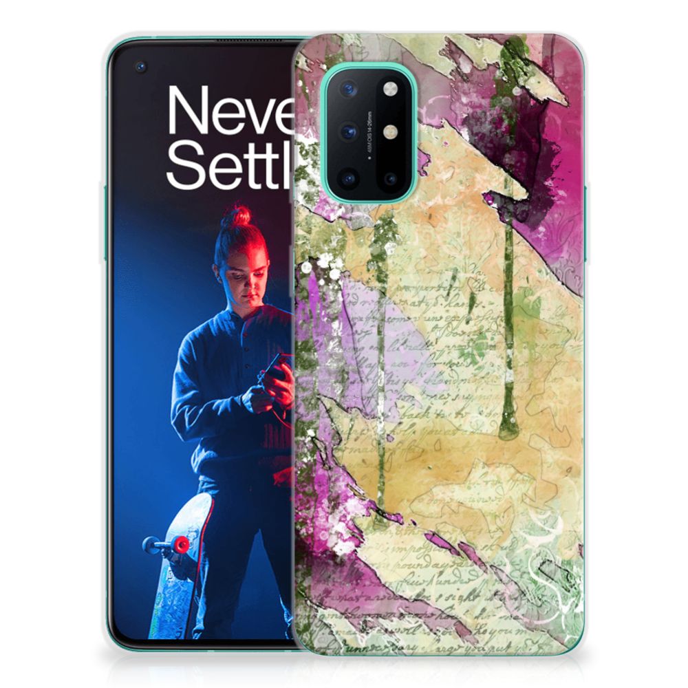 Hoesje maken OnePlus 8T Letter Painting