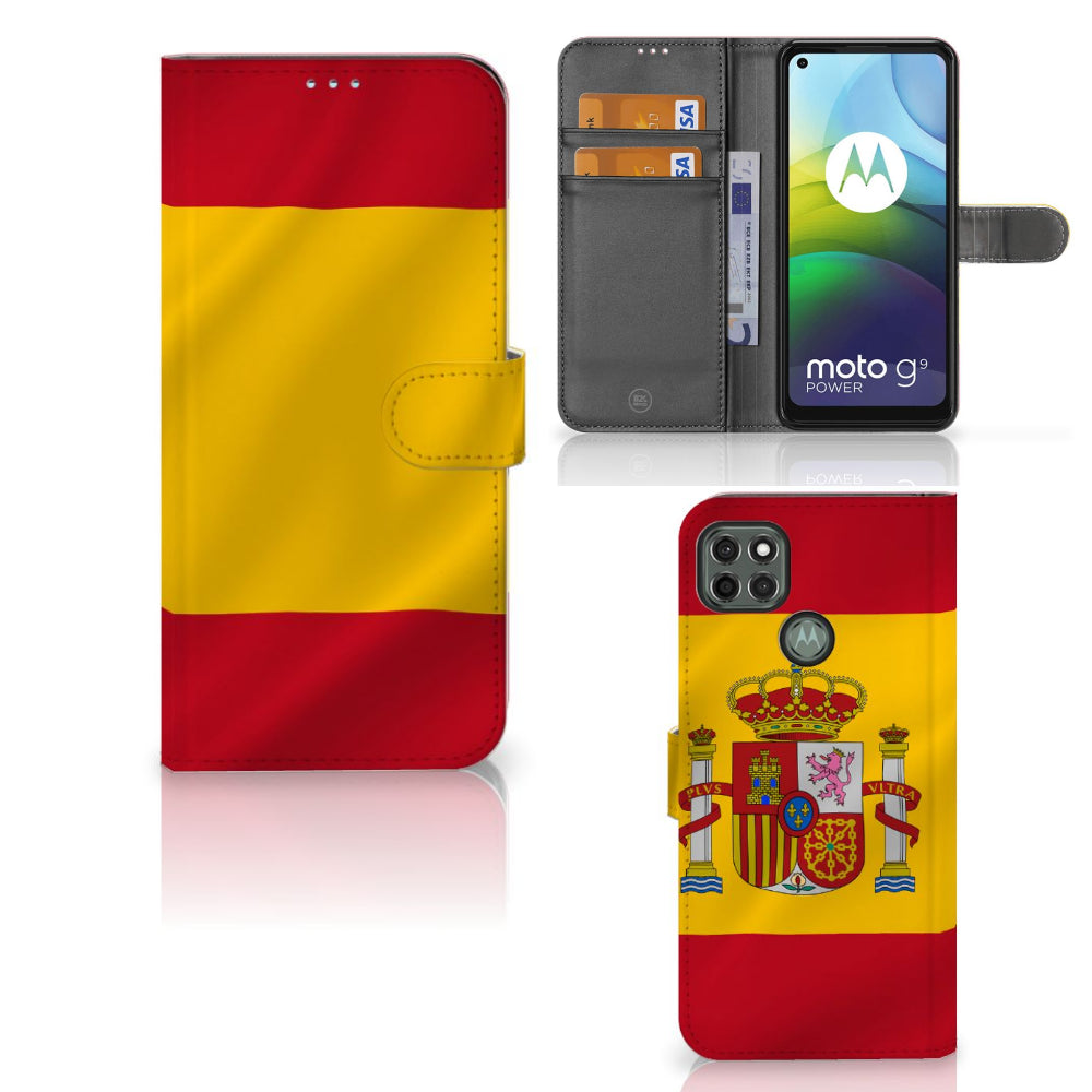Motorola Moto G9 Power Bookstyle Case Spanje