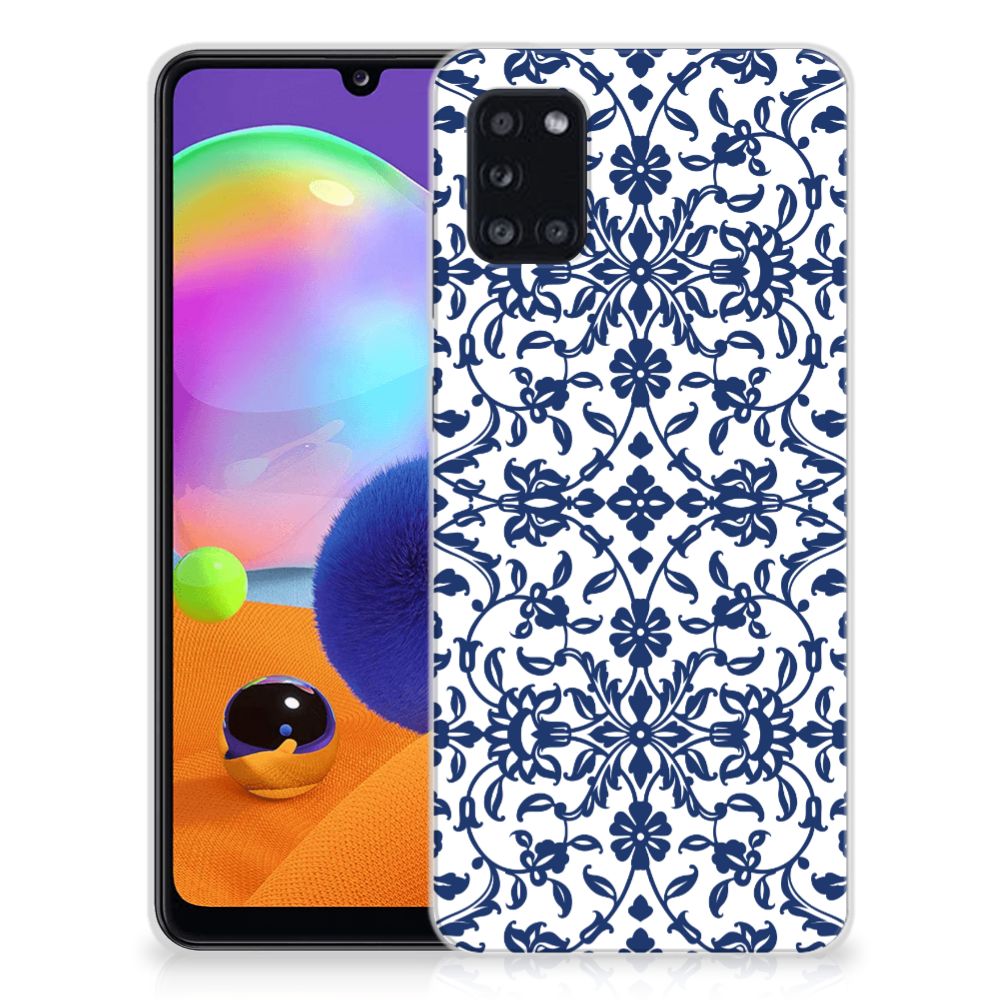 Samsung Galaxy A31 TPU Case Flower Blue B2C Telecom