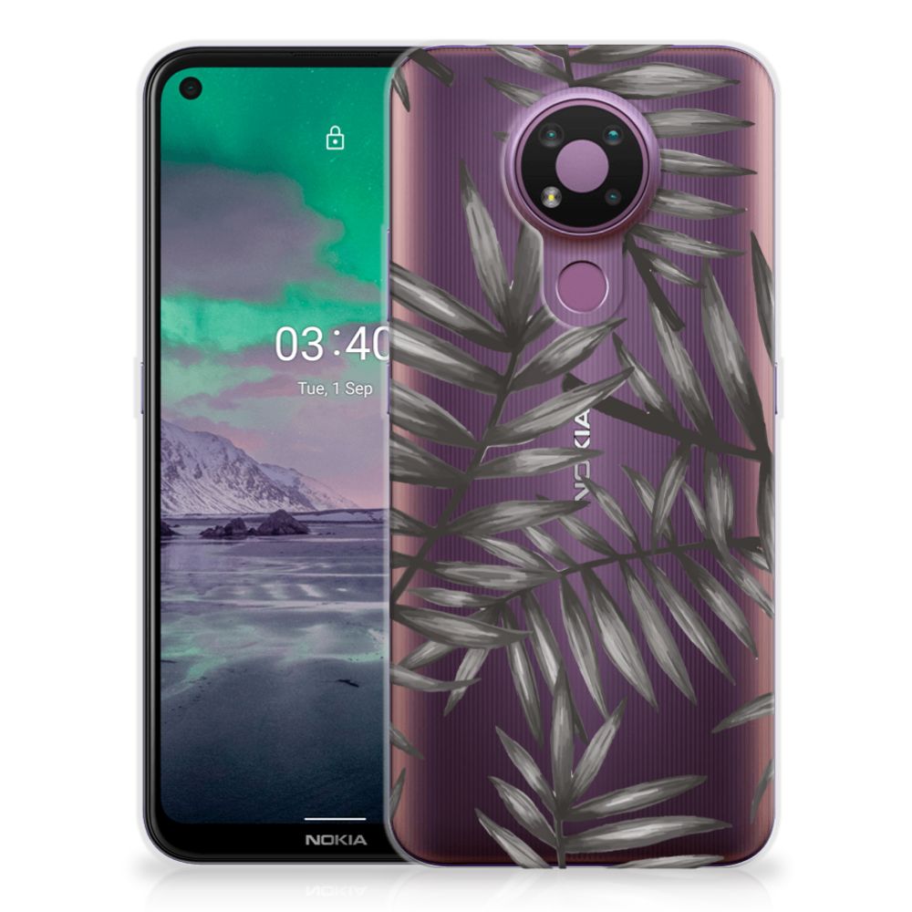 Nokia 3.4 TPU Case Leaves Grey B2C Telecom