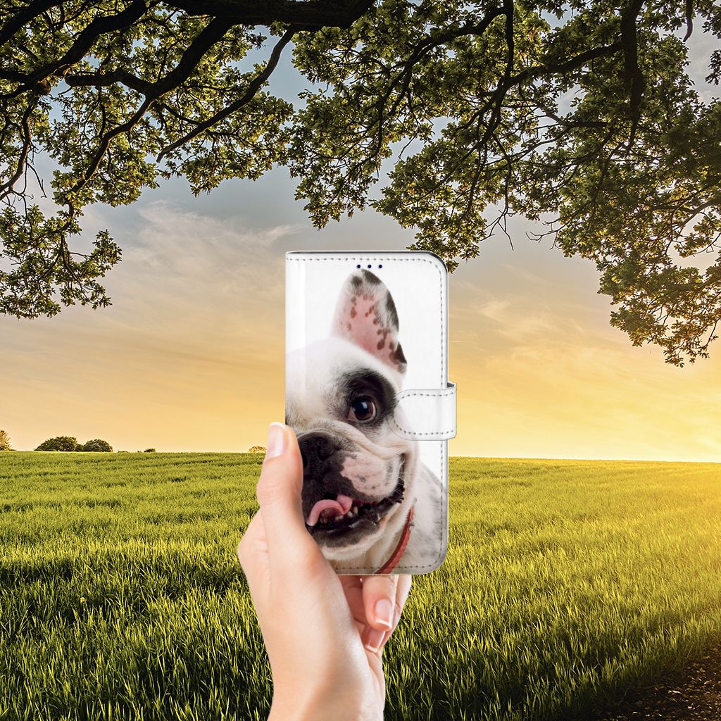 OnePlus Nord CE 2 Telefoonhoesje met Pasjes Franse Bulldog