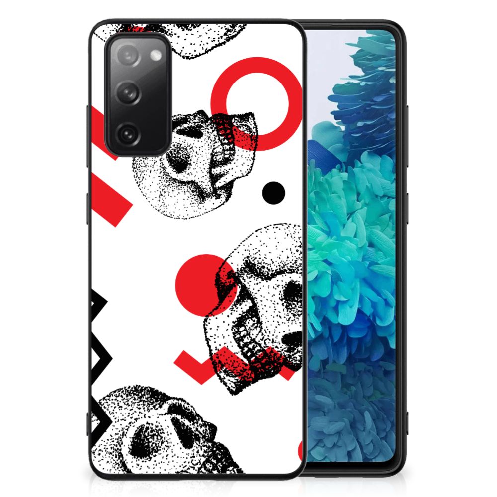 Telefoonhoesje Samsung Galaxy S20 FE Skull Red B2C Telecom