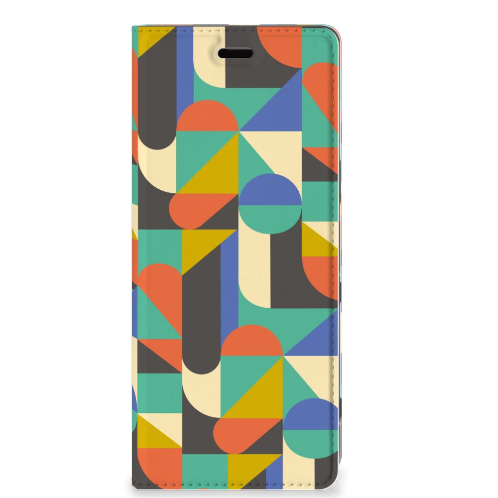 Sony Xperia 5 Hoesje met Magneet Funky Retro - B2C Telecom