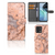 Motorola Moto G72 Bookcase Marmer Oranje