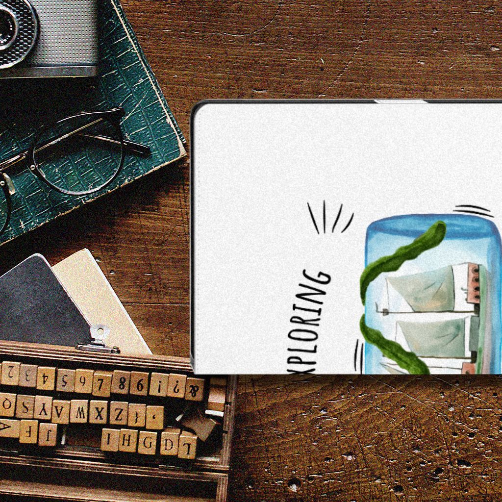 Samsung Galaxy Tab A8 2021/2022 Hippe Tablet Hoes Boho Bottle
