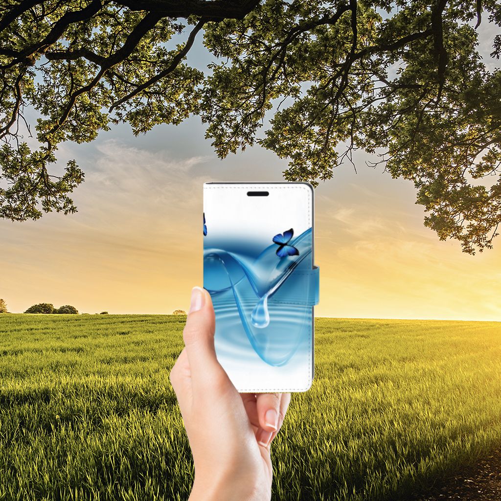 Sony Xperia XZ | Sony Xperia XZs Telefoonhoesje met Pasjes Vlinders