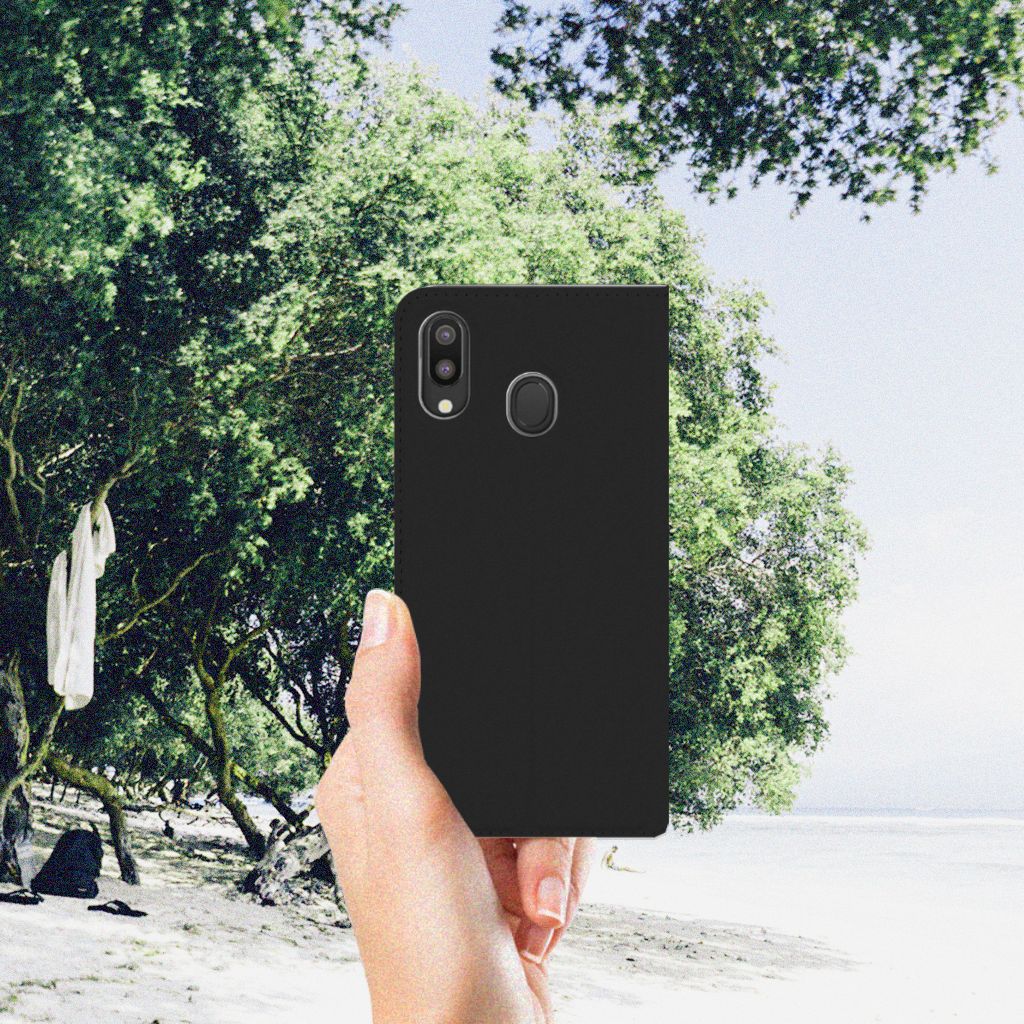 Samsung Galaxy M20 Hoesje met tekst Woke Up - Origineel Cadeau Zelf Maken