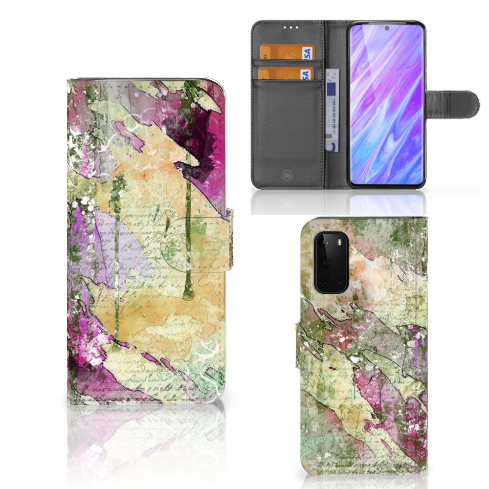 Hoesje Samsung Galaxy S20 Letter Painting