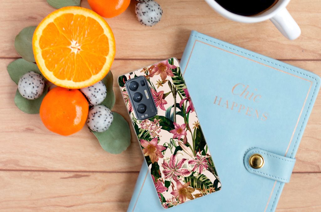OPPO Find X3 Neo TPU Case Flowers B2C Telecom