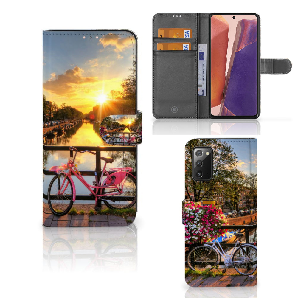 Samsung Galaxy Note 20 Flip Cover Amsterdamse Grachten
