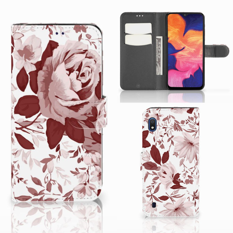 Hoesje Samsung Galaxy A10 Watercolor Flowers
