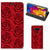 LG V40 Thinq Smart Cover Red Roses