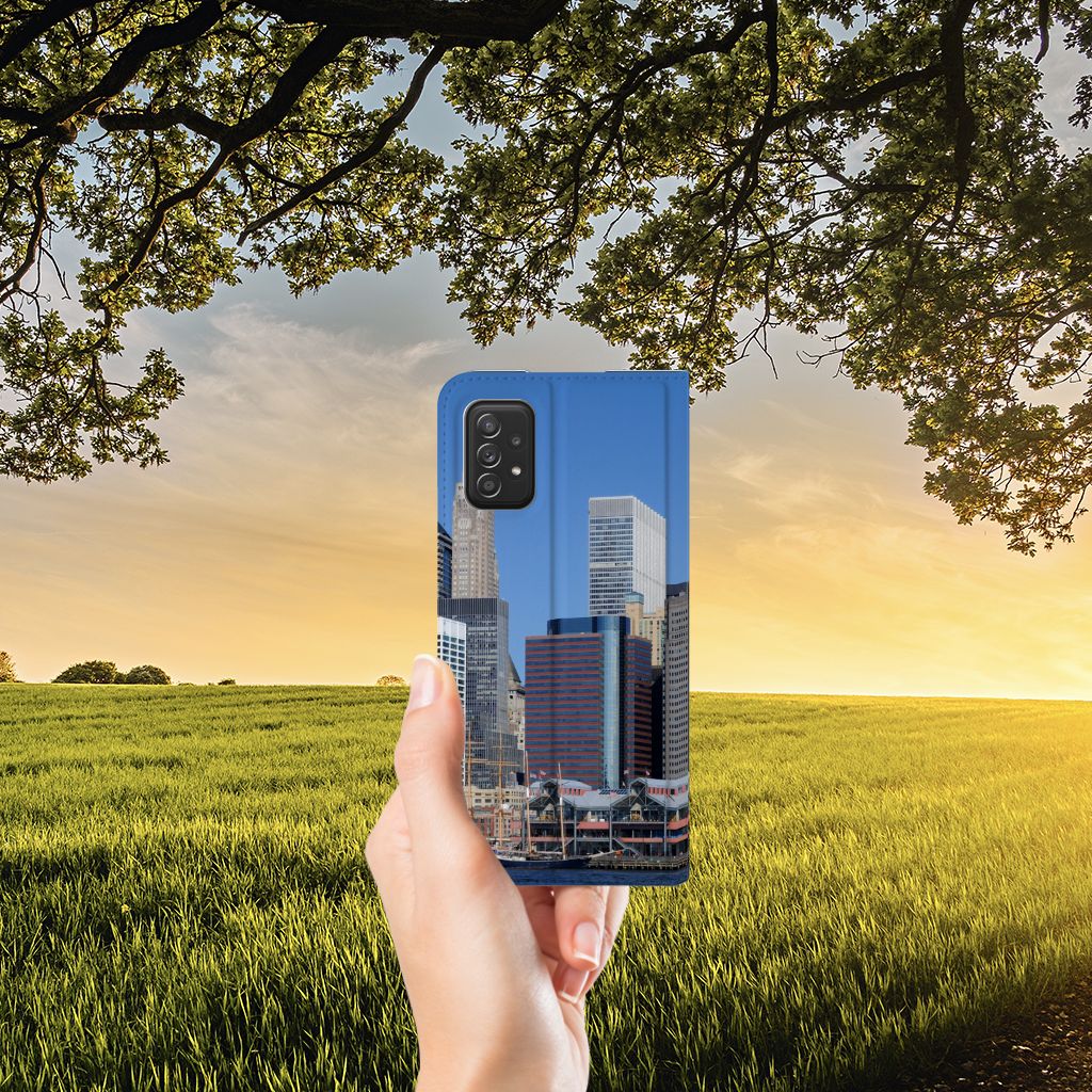 Samsung Galaxy A03s Book Cover Vrijheidsbeeld - B2C Telecom